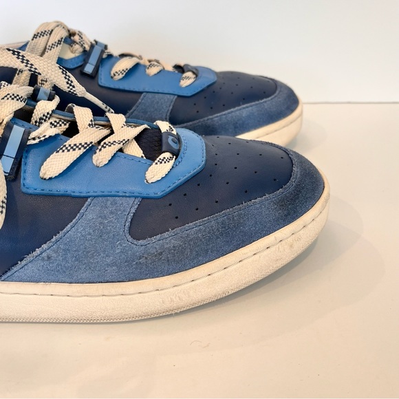 Coach Men’s Sneakers Size 11 CitySoL CLRBLK CRT Blue Suede Leather Lace-… - Picture 5 of 15